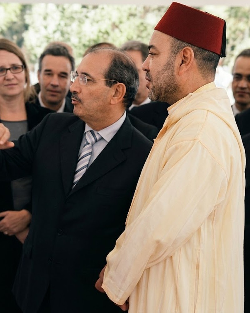 Sidi Abdelkrim Mrabti présentant ses projets
