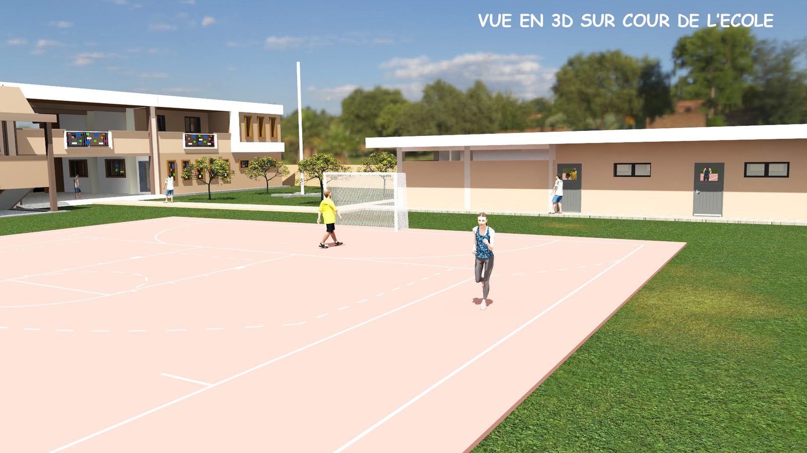 Entrée du logement de fonction