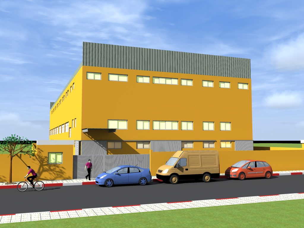 Usine Bipon, façade détail