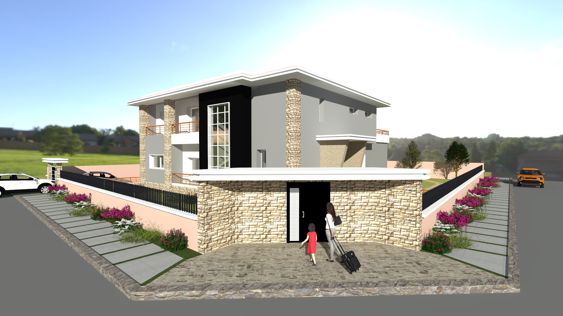 Villa Lot n°354, entrée