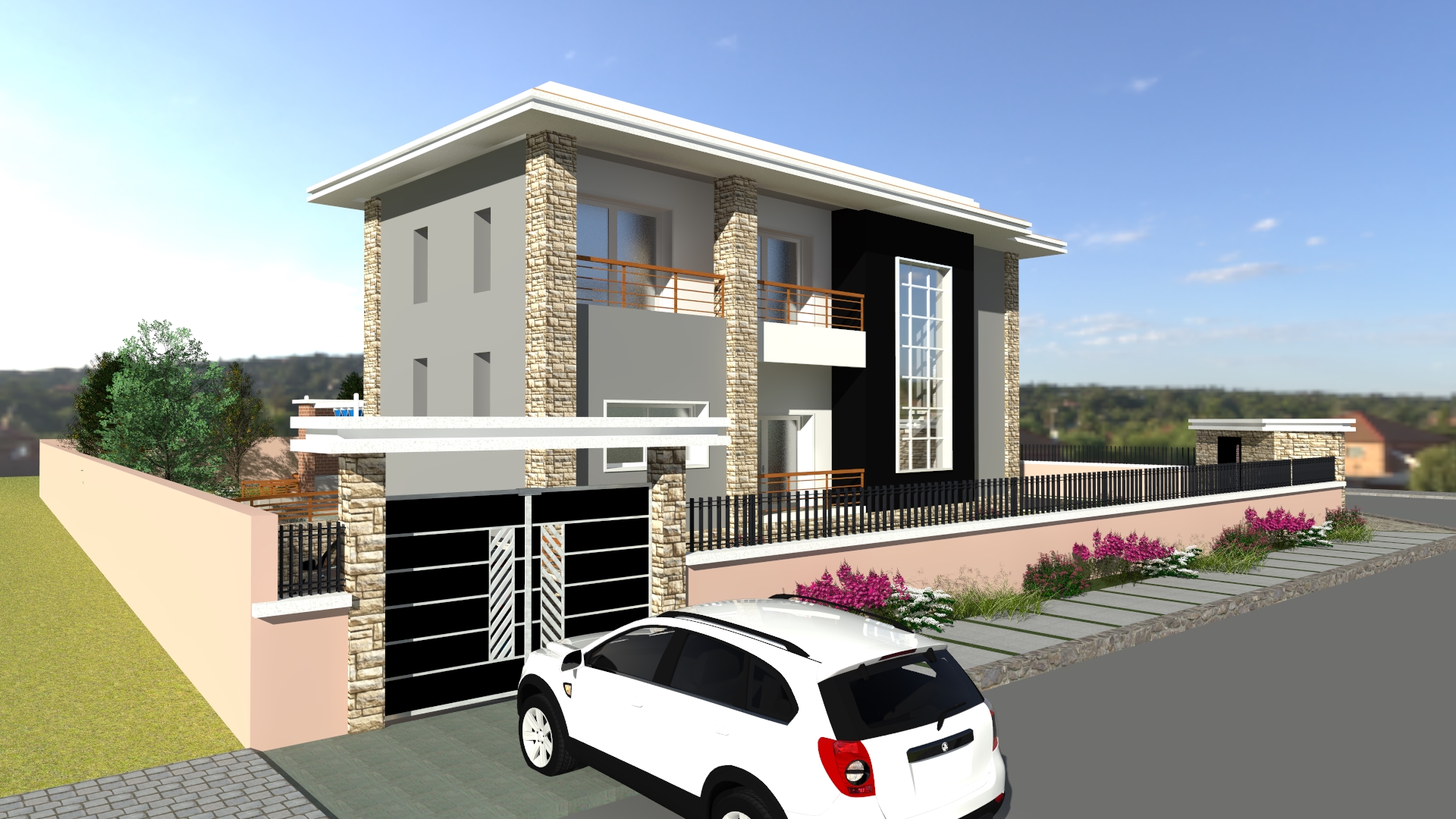 Villa Lot n°354, vue de rue