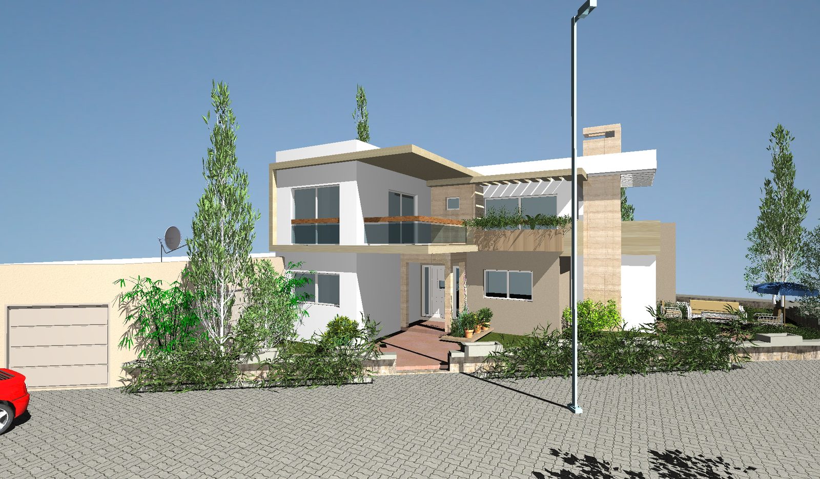 Villa Belahcen, vue arrière